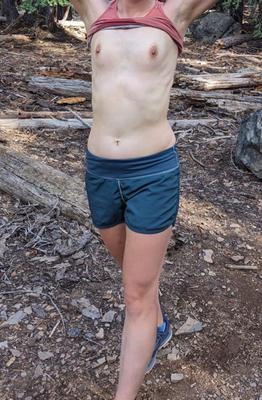 Made to strip in the woods