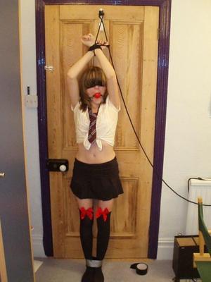 Ellie in bondage