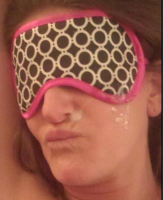 Blindfolded Cumshot