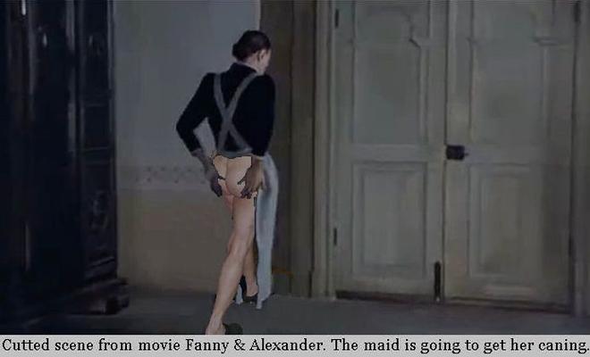 Cutted spanking scenes from Fanny & Alexander