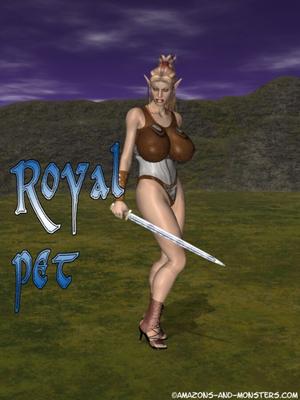 Amazones and monster - Royal pet