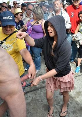 public ballbusting