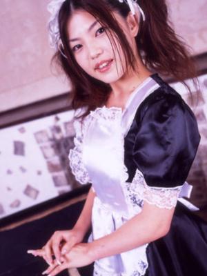 Japanese satin maid in bondage