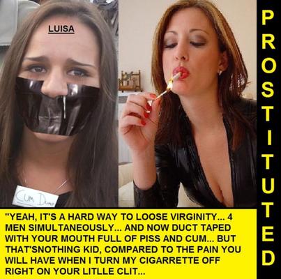 LUISA BEING DEGRADED, ENSLAVED AND PROSTITUTED