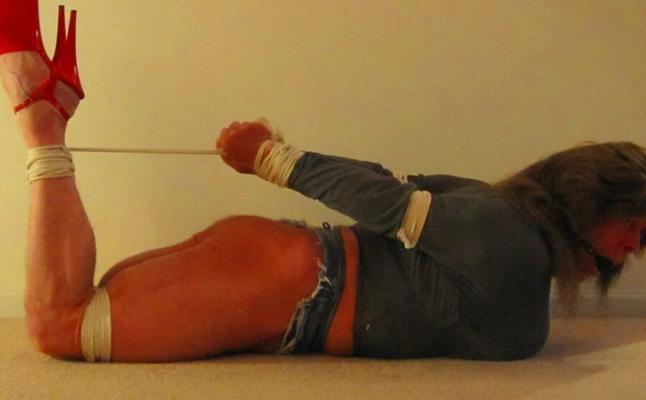 Rachel The Hogtied Bondage Whore