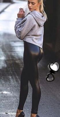 legging cul latex cuir sexy serré effronté déesse sous-vêtements