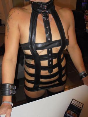 My new Demoniac and Perverted Gf ! Leather Submissive