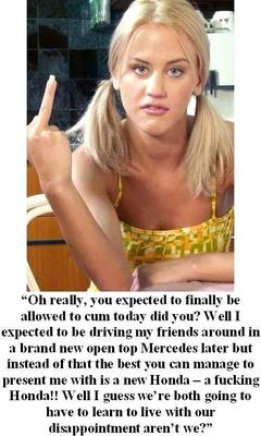 Chastity, Femdom, Sissy, Cuck etc captions 16-01-14