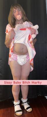 Exposición SLut Sissy Baby Bitch Mark