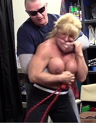 Bodybuilder Kat kidnapped.