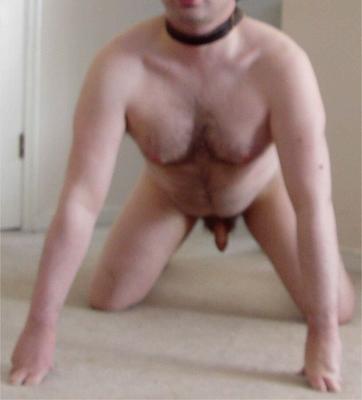 nude male kneeling