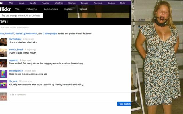 Больные комментарии к моей шлюшке с FLICKR