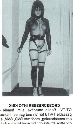 Scans de vieux magazines fétichistes Femdom Bondage Fetish