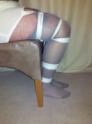 Grey stockings bound