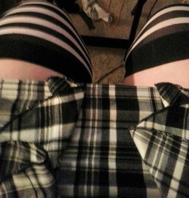 Sissy skirt and socks