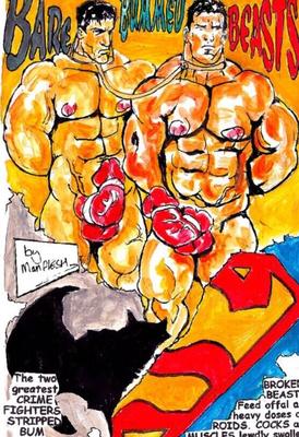 Manflesh Adult Gay Super Hero Domination Comic-Bücher