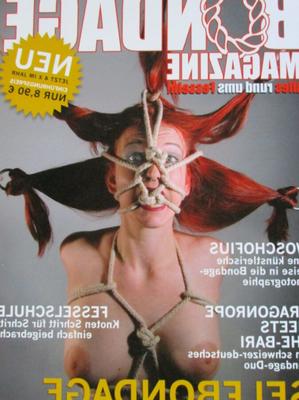 Couvertures de magazines de bondage allemands