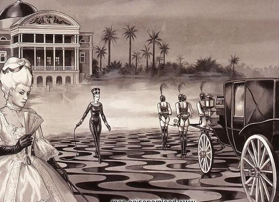 femdom by Sardax  B&W