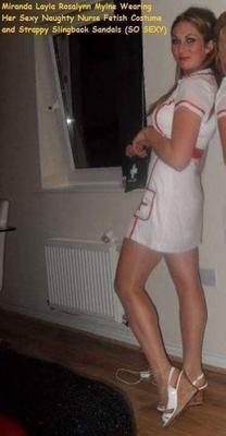 Miranda in her sexy nurse uniform