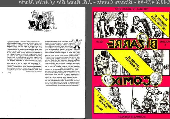 KATX - - Bizarre Comix V - Artist Mario Bio