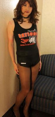 CD Hooters Hostage Pantyhose Hooded