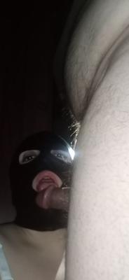 Bbw en masque