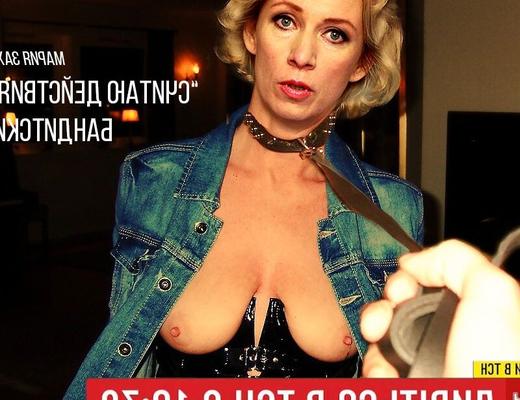 Sexy propagandista russa Maria Zaharova