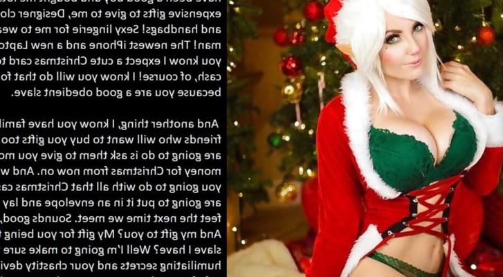 Christmas Femdom Findom Humiliation Captions