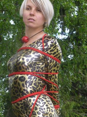 Spandexbondage - Tied in the Woods