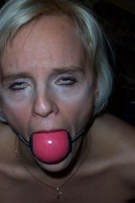 Ball Gagged Used Whore