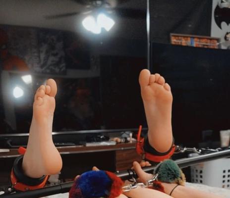 Amature Female Feet In Bondage