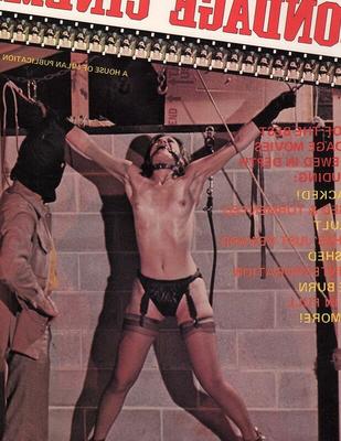 Couvertures de magazines de bondage : cinéma de bondage