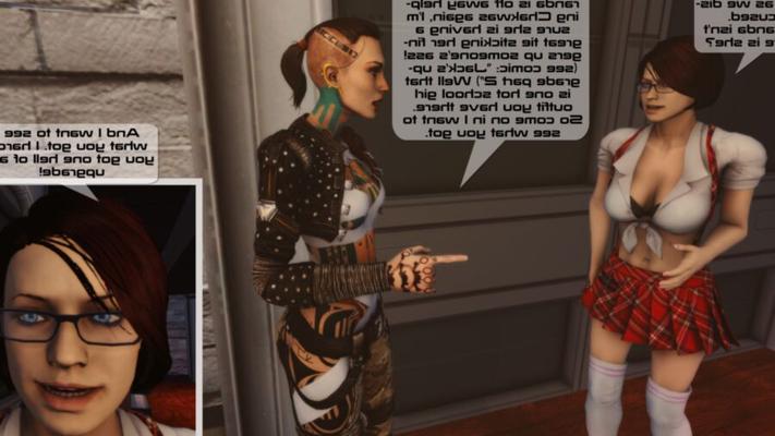 Mass Effect Lesbian comic: "Jack&#;s Upgrade "