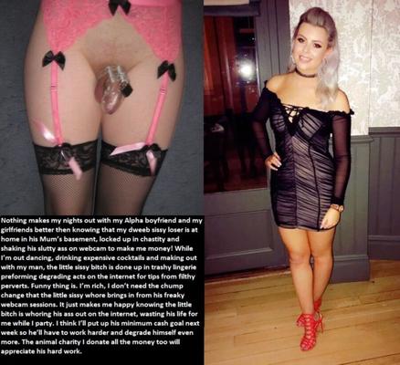 More Femdom Sissy Chastity Humiliation Captions