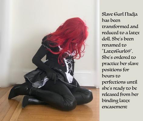 Gurl Transformed to Latex Sex Doll