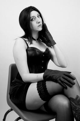 Miss Teal as Goth Dom Mistress