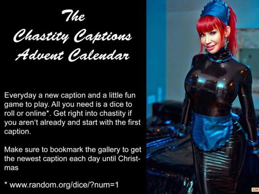 The Chastity Captions Advent Calendar