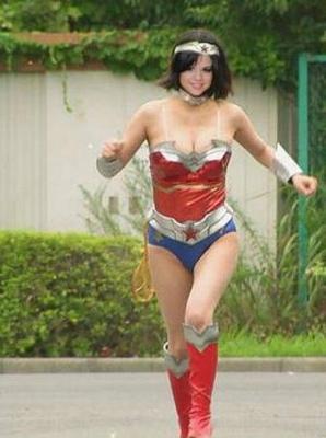 Selena Gomez as Wonder Woman peril