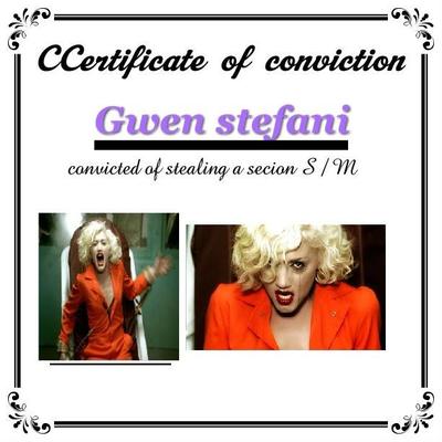 gwen stefani convicted S / M fake celebriti