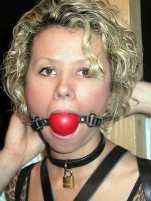 Whore  / Slaves  forbidden to speak fruitless to struggle