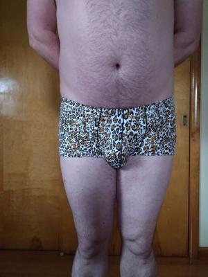 Leopard Print Trunks and Bondage