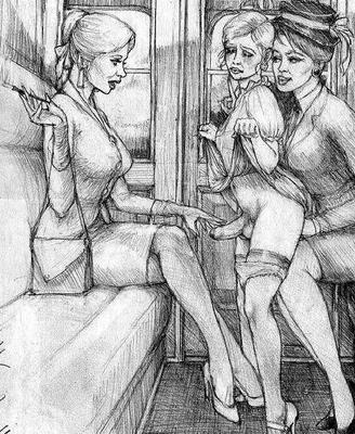 Femdom - sissy submission art