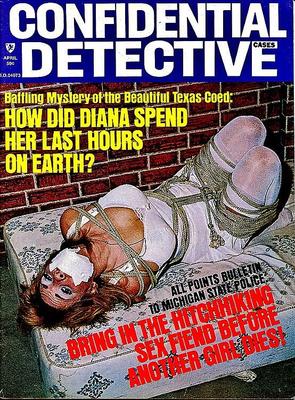 Mujeres en problemas - Portadas de revistas de detectives vintage