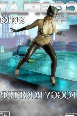 Cosplay Erotica - Foggy Rooftop (Gogo) Catwoman Cosplay