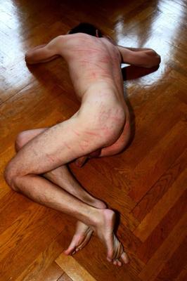 Whipped male slave cbt