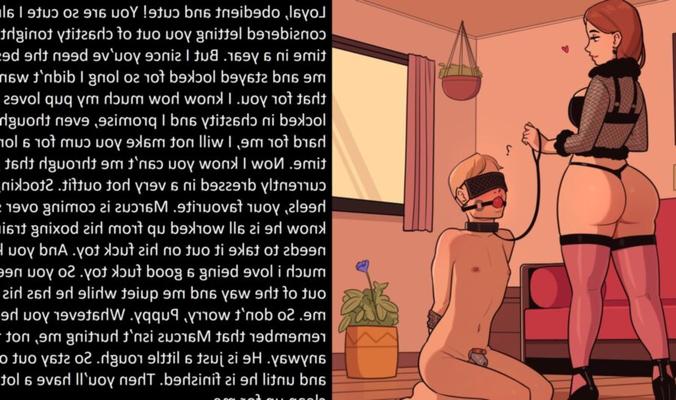 Femdom Findom, унижение целомудрия, субтитры