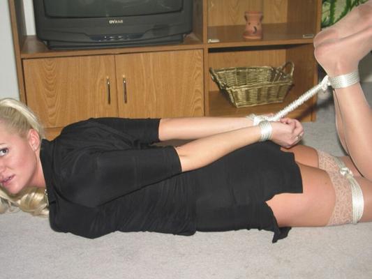 Clarissa Doll - Bound And Hogtied On Floor