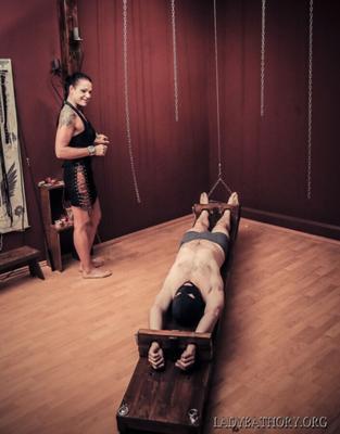 Lady and male slave