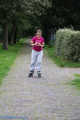 handcuffed rollerskater