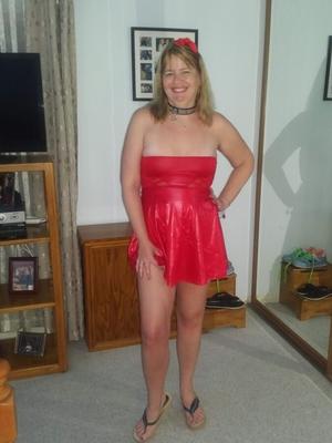 Slut in Her Little Red Dress